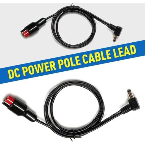 WINDCAMP Right Angle DC Power pole Cable Lead for ICOM IC-705 transceiver icom 705