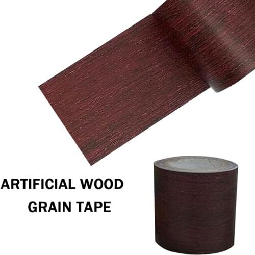 Woodgrain Repair Tape Patch Wood Textured Furniture Adhesive Tape Strong Stickiness Waterproof RE