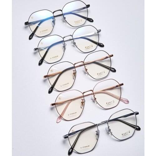 Titanium glasses titanium myopia glasses frame men reading glasses comfortable slip-resistant eyeglasses frame for men
