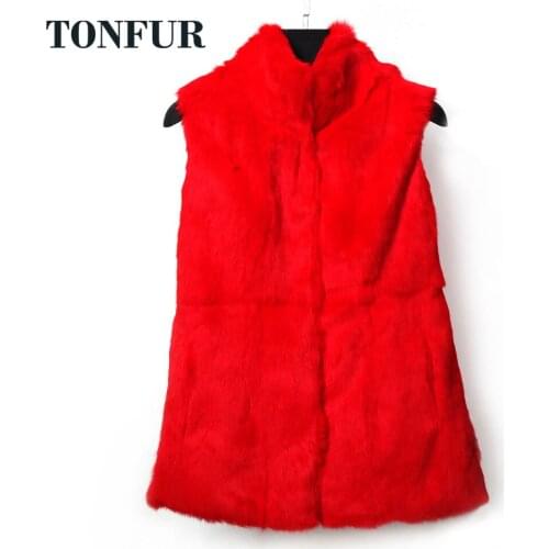 Красные шубы TONFUR China At AliExpress