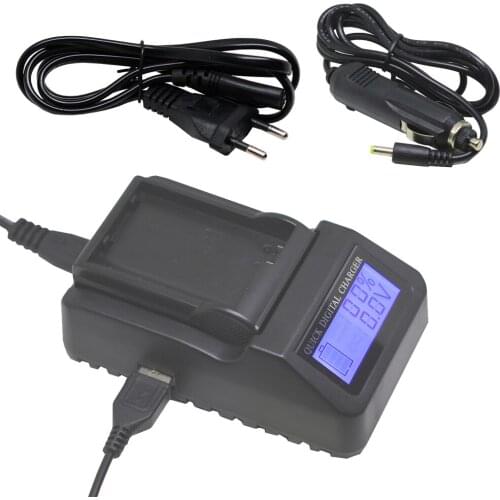 Doscing EN-EL15 ENEL15 LCD Quick Travel Charger For Nikon EN EL15 D600 D610 D600E D800 D800E D810 D7000 D7100 Camera