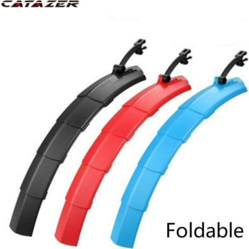 Bicycle Fenders with Taillight Telescopic Front Rear Mudguards MTB Bike Accessories Bike Tail Light Cycling Fenders
