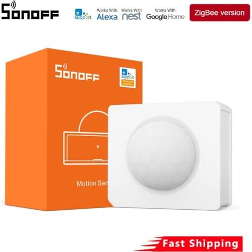 1-20pcs SONOFF SNZB-03 Zigbee Motion Sensor Smart Home APP Ewelink Remote Voice Control With Alexa Google Home ZBBridge Required