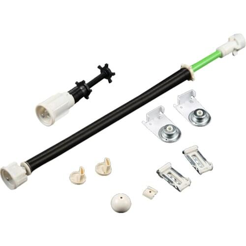 1 Kit Roller Blinds Spring Plastic + Metal Accessories For DIY Curtains