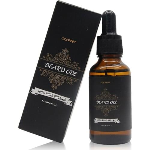 Cosprof 100% Natural Premium Healthy Beard Oil for Mustache and Beard Nurse as well as Skin as a Gift for Boyfriend and Daddy