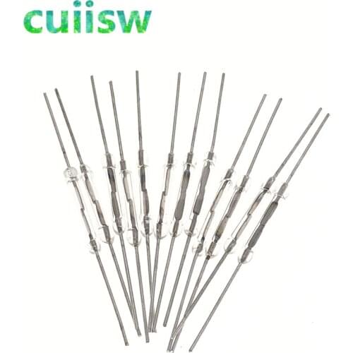 100pcs Reed switch MagSwitch 2 * 14mm Normally open Magnetic induction switch