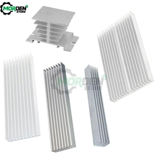 100x35x10mm 100x41x8mm 100x60x10mm 150x19.7x15.6mm 100x25x10mm Aluminum Heatsink Heat Sink Cooler Radiator Cooling Solid Relay