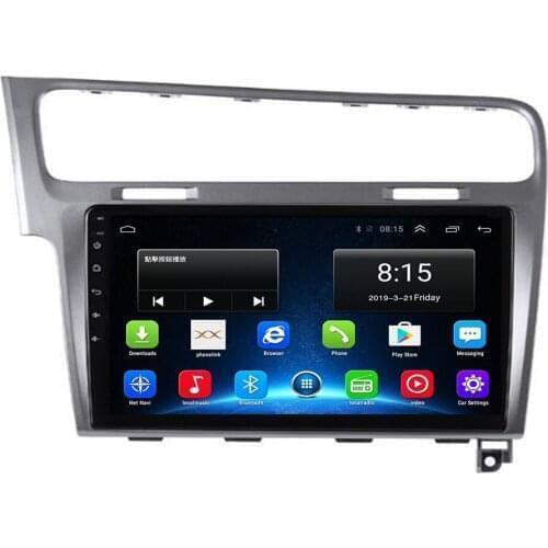 2020 2Din Android 10.0 Car Radio GPS Quad-Core Stereo wifi Multimedia Player For 2013 2014 2015 VW Volkswagen Golf 7