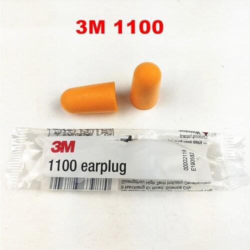 3M 1100 Disposable Earplug Foam Noise Reducer