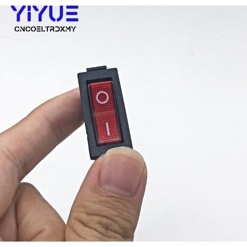 5pcs/lot RED 30*14MM 3PIN ON/OFF Boat Rocker Switch with LED light 16A 250VAC/20A 125VAC