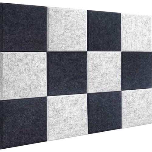 Promotion! 12 Pcs Acoustic Foam Panels,Soundproofing Panel Beveled Edge Sound Panels, Acoustic Treatment Used in Home&Offices Wa