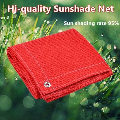 Anti-UV HDPE Hi-Quality Sunshade Net Thicken Balcony Safety Fence Netting Terrace Canopy Sail Beautiful Sun Shade Plant shading
