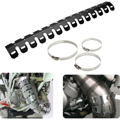 Motorcycle Exhaust Muffler Pipe Heat Shield Cover Heel Guard For BMW R1100S Honda XR100R KTN Kawasaki Yamaha Suzuki