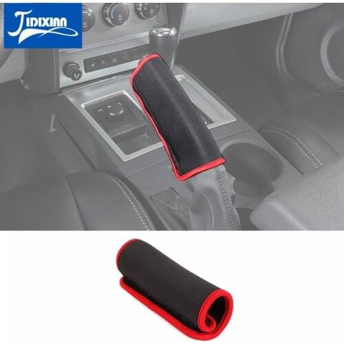 JIDIXIAN Car Handbrake Protective Cover for Dodge Nitro 2007 2008 2009 2010 2011 2012 Interior Hand Brake Cover Accessories