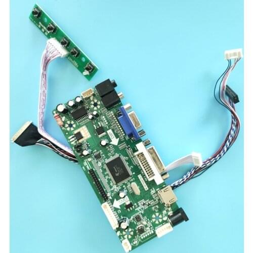 Kit for LTN140KT08-801 1600x900 M.NT68676 Screen Controller Board 40pin Display panel LCD LED HDMI+DVI+VGA 14" monitor