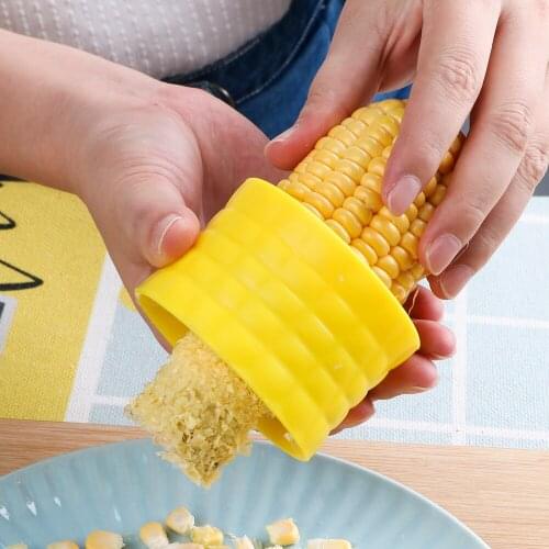 Cob Cutter Kitchen Cob Remover Corn Shaver Peeler Corn Stripper Cutter Protecting Hand Gadgets Fruit Vegetable Tools