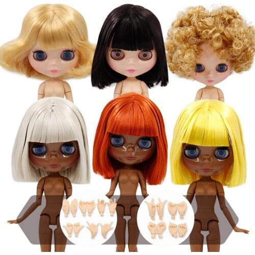 ICY DBS Blyth 1/6 bjd Dolls 30cm nude joint body short oil hair including hand set AB High Quality Special offer
