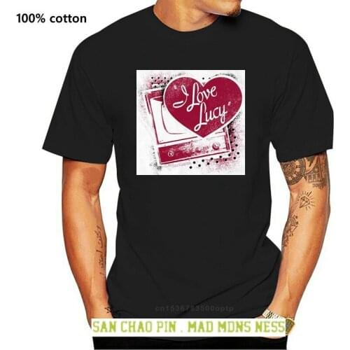 Lucy Spray Paint Heart Licensed Adult T Shirt Cool Casual t shirt men Unisex Fashion tshirt