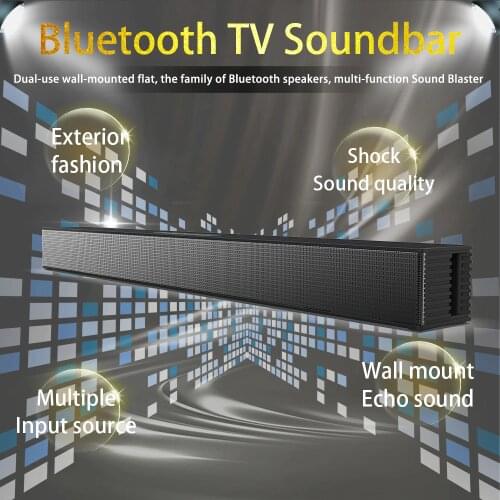 40W Powerful Sound Box Soundbar for TV Bluetooth Speaker Computer Speakers Music Center TV Speaker Home Theater Sound System Box