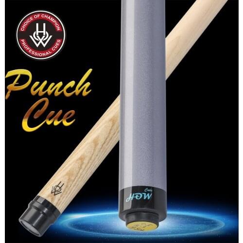 HOW BK-A Punch Cue Stick Kit Billiard Cue13mm Tip With Extension Hard Maple Punch Cue High-end Billiard Professional Punch Cue