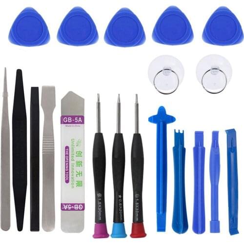 20 in 1 Mobile Phone Repair Tools Kit Spudger Pry Opening Tool Screwdriver Set for iPhone X 8 7 6S 6 Plus Tablets Hand Tools Set