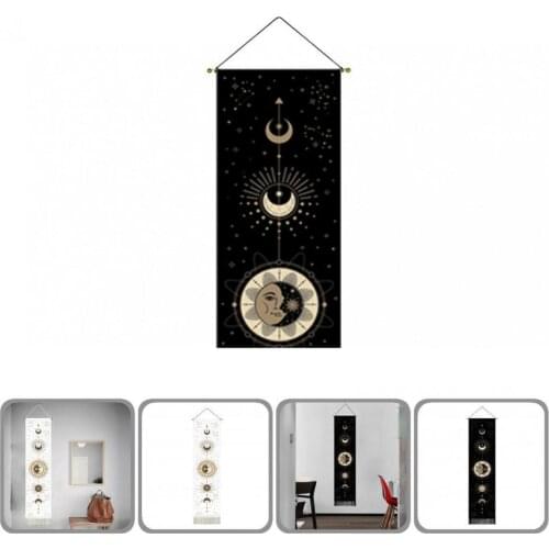 Wall Hanging Fine Workmanship Moon Phase Wall Hanging Tapestry for Dorm