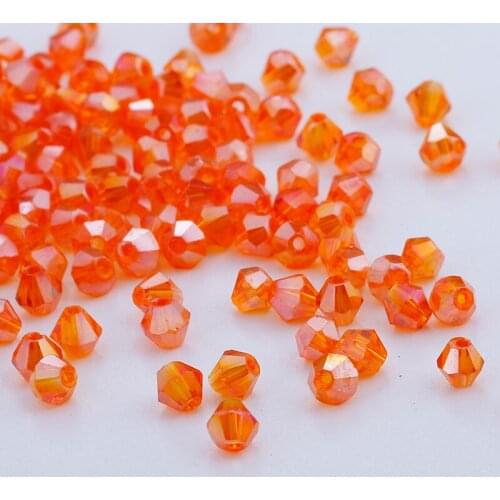 Wholesale #5301 3mm 1000pcs Glass Crystals Beads Bicone Faceted Bead loose Spacer Beads DIY Jewelry Making #189