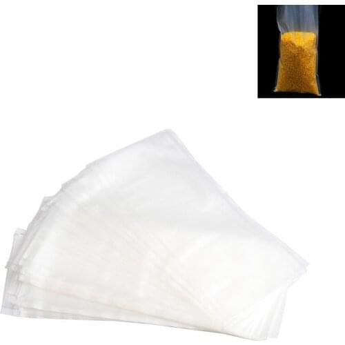 50Pcs Multiple Sizes PVA Bags Carp Fishing Tackle Water Dissolving PVA Bag for Fishing Bait Feeder Bag for Bait Throwing
