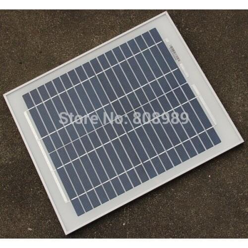 BUHESHUI 10W 18V Polycrystalline silicon Solar Panel Used For 12V photovoltaic Power Home Diy Solar System Free Shipping