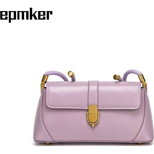 EPMKER 2021 Luxury Designer Brand Handbag Mini Purses and Handbags Top Quality Crossbody Bags Women Shoulder Bag Baguette Bag