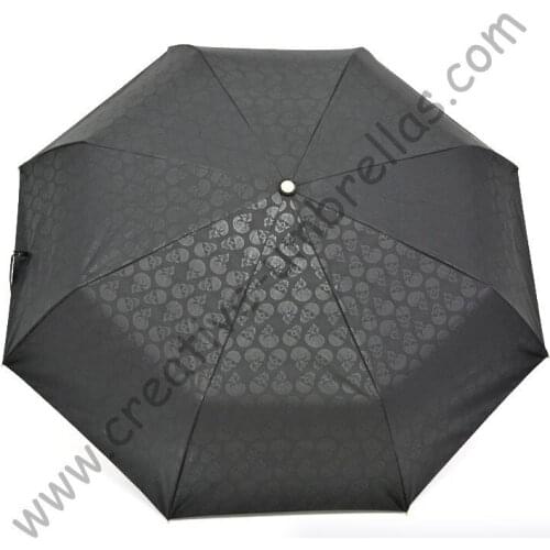 Skull handle,creative umbrella,2 times black coating,100%sunscreen,UPF>50+,parasol,three fold auto open&auto close ,windproof