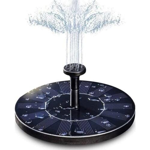 Garden Decoration Water Floating Solar Power Fountain Panel Kit Water Pump For Pool Pond Garden Solar sprinkler