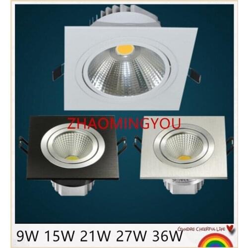 YON 1PCS LED COB Downlight 9W 15W 21W 27W 36W 85-265V Surface Mounted Wall Spot light led for home Kitchen Bathroom Decor