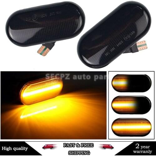 LED Car Side Marker Light Repeater Turn Signal Lamps For Nissan Tiida Micra K12 Pathfinder R51 NP300 Navara D40 Qashqai J10 Note
