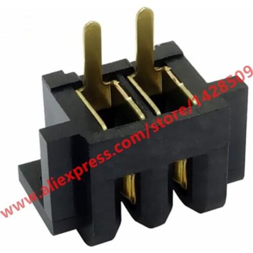 10pcs Minitype 2.5mm Pitch Battery Famale Socket Connector 2-pin Large Current Gold-plating Junctor Adaptor For Lamp Laptop