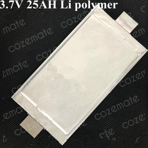 2pcs Power 3.7v 25Ah Lithium Polymer Battery 3.7v Li Po 3.7v 100A Discharge 22ah for Power Tool Battery Pack Diy Energy Storage