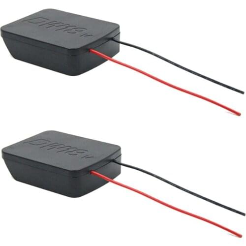 2 Pack Power Wheels Adaptor for 20V Dewalt Battery 18V Dewalt Dock Power Connector 12 Gauge Robotics