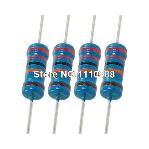 200 Pcs DIP Metal Film Resistor 220K Ohm 1W Watt 1