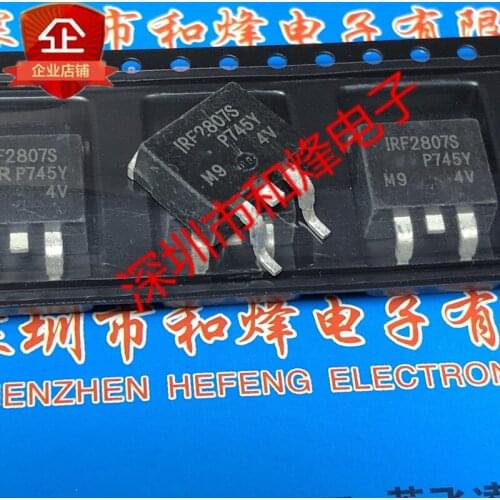 10PCS IRF2807S TO-263 75V 82A 100% New&original