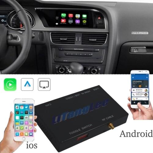 Car Camera Carplay Decoder Adapter Mirror Link Display Android Auto Play 360 BirdView For Audi A5 RS5 8T 8F MMI 2G 3G