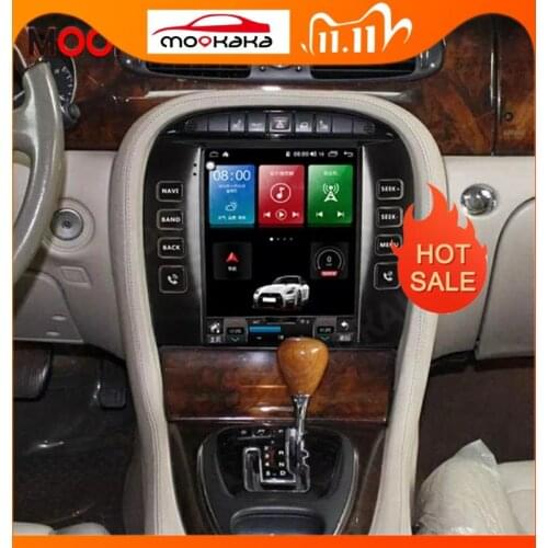 For Jaguar S-TYPE Car Multimedia Player Tesla Style Android 10.0 128GB GPS Navigation Auto Radio Stereo Tape Recorder Head Unit