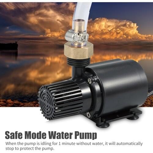 Brushless Water Pump Ultra-quiet DC12V Micro Waterproof Submersible Water Pump for Fountain Aquarium Pond Fish Tank