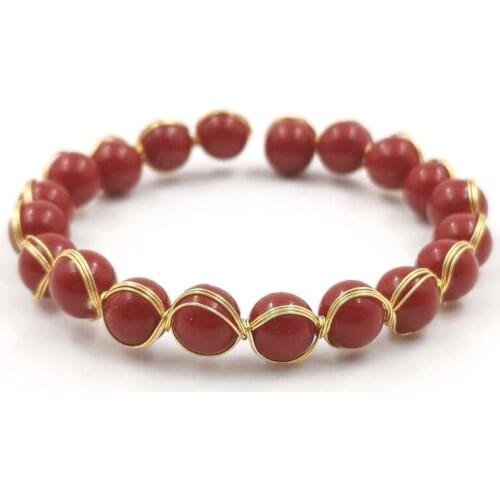 Handmade Red Resin Bracelet 2021 September New style Ambers Color Resin Bracelet bangels Gifts women fashion jewelry
