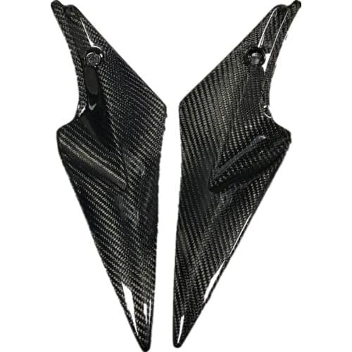 For GSXR600 GSX-R600 GSXR 600 GSX-R750 GSXR750 GSXR 750 2006 2007 06 07 Real Carbon Fiber Tank Side Cover Panel FAIRING