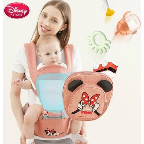 Disney Baby Carrier Breathable Front Facing Baby Backpack Carrier Infant Comfortable Sling Backpack Pouch Wrap Carriers