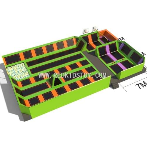 Top Quality Gymnastic Trampoline Park Best Price Indoor Large Trampoline for Adults LG-HZ013a