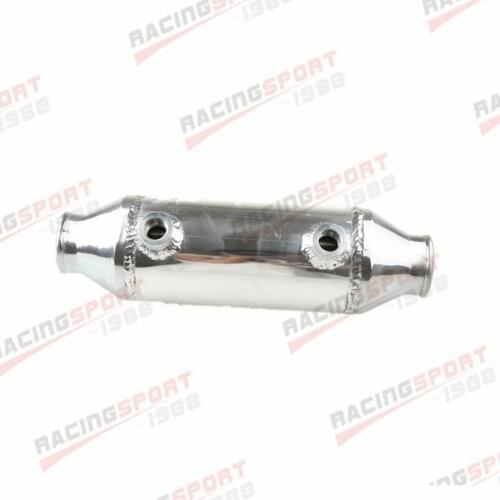 Water To Air Intercooler 2.25" Air Inlet / Outlet 4" OD x 8" Length Barrel Style