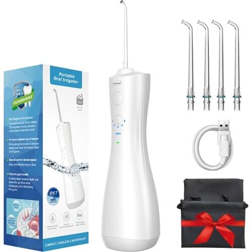 Electric Portable Powerful Home Use Cordless Teeth Cleaner Oral Iirrigator Dental Water Flosser
