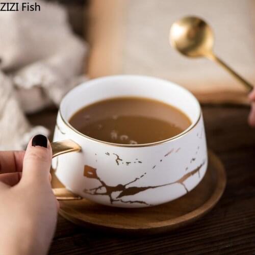 Cat feces Coffee Cups Italian Condensed Coffee Ceramic Cup Saucer Suit afternoon tea Cup Small Coffee Cup with dish spoon Set