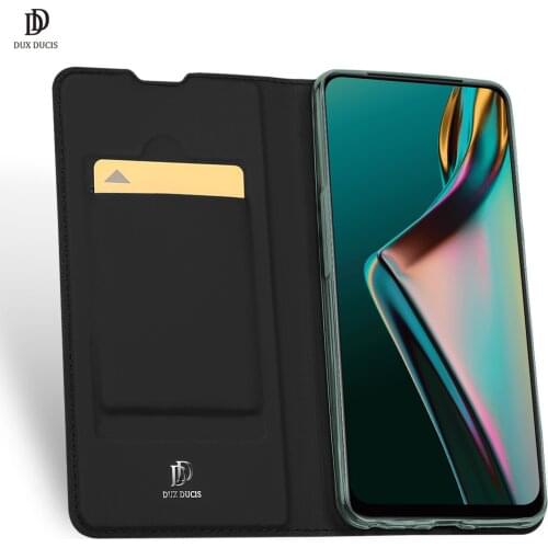 For OPPO Realme X / OPPO K3 DUX DUCIS Skin Pro Series Leather Wallet Flip Case Full Protection Steady Stand Magnetic Closure
